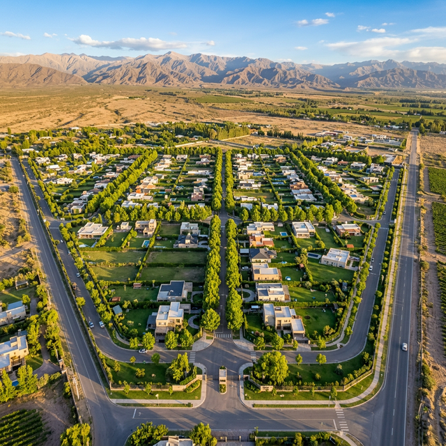 Vista aérea Plátanos